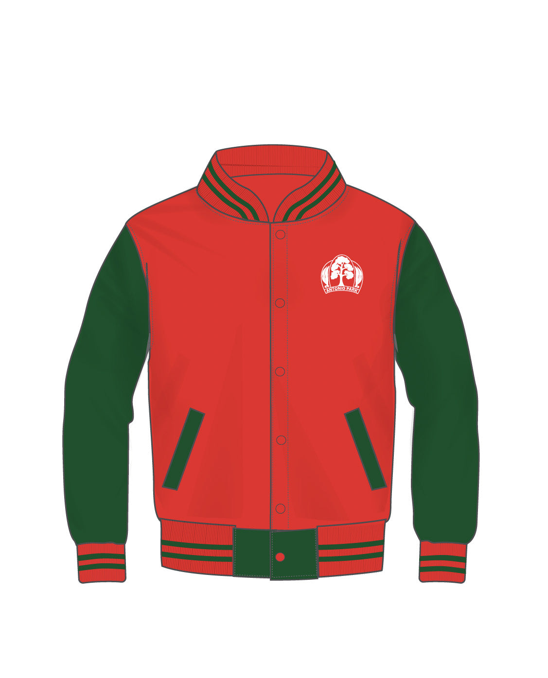 Full Contrast Bomber Jacket