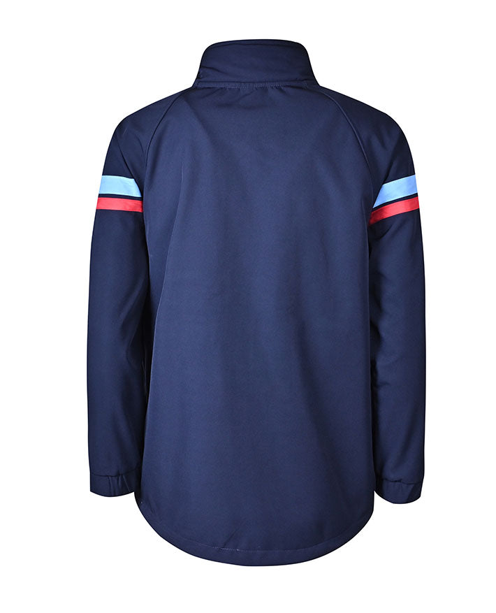 Softshell Jacket with contrast stripes, welt pockets