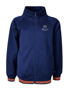 Zip Jacket with Stripe Rib