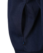 Tracksuit jacket with stripe rib and contrast piping
