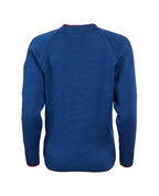 Poly/ Cotton Jumper with Tip Stripes on Neck & Cuffs