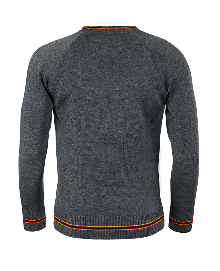 Wool Blend Jumper with 3 colour stripe
