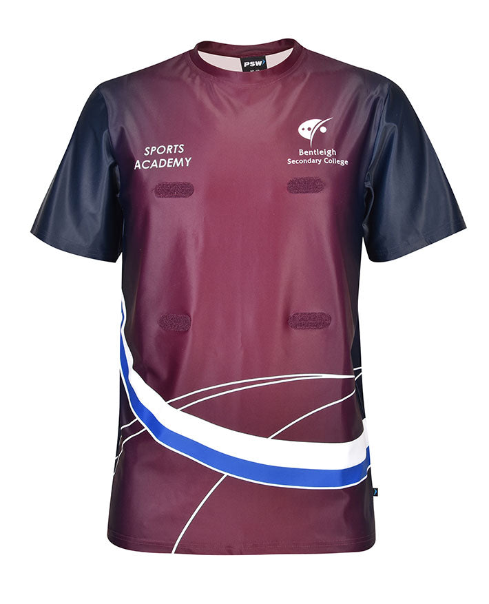 Sublimated Netball Top with Velcro Bibs