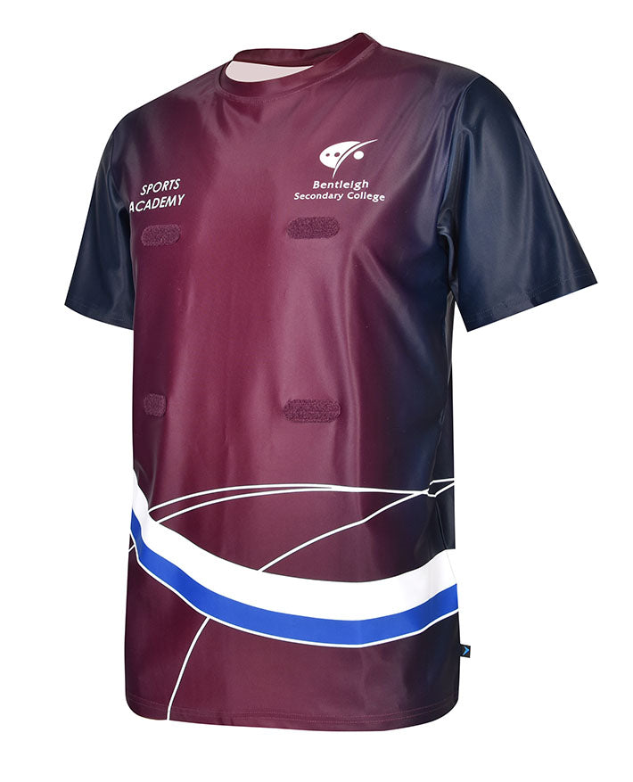 Sublimated Netball Top with Velcro Bibs