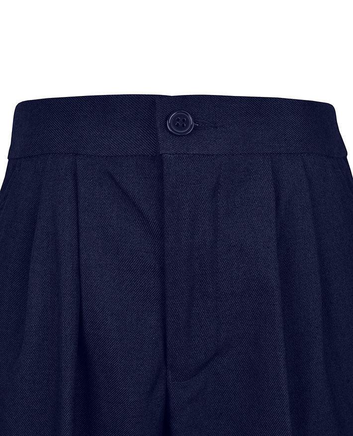 Pleated Trouser - Double Knee