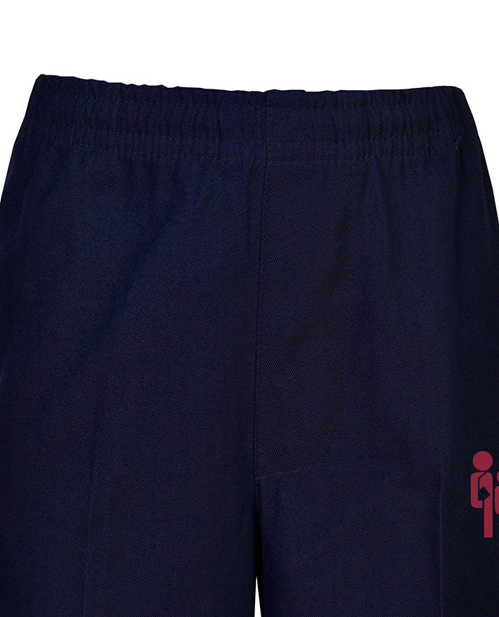 Elastic Waist Pants - Yoke Back