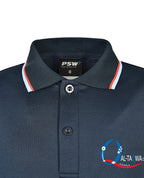 Long Sleeve Cotton Back Polo Shirt