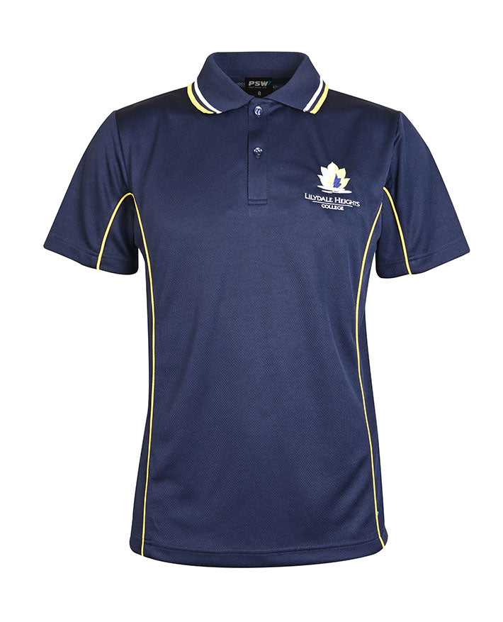 Micromesh SS Polo w. Contrast Piping & 3 colour collar