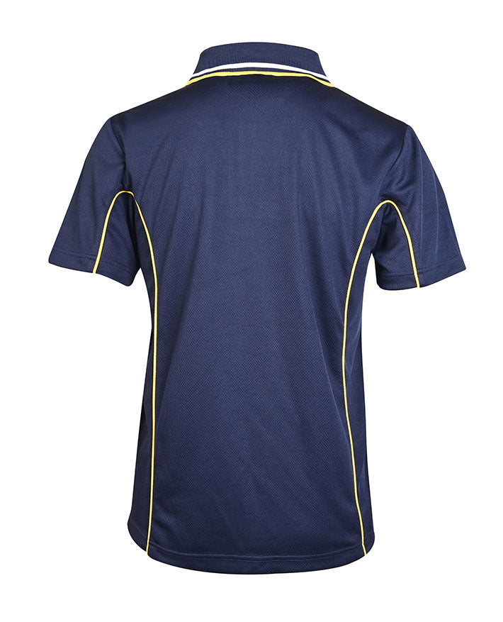 Micromesh SS Polo w. Contrast Piping & 3 colour collar