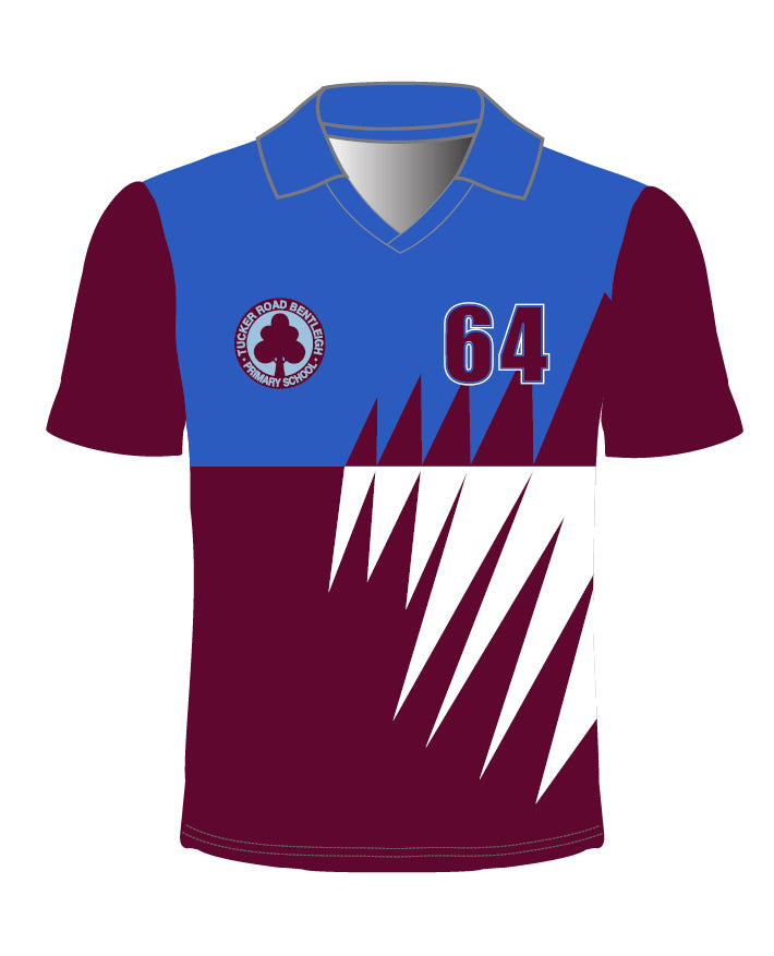S/S Sublimated V-neck Polo