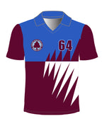 S/S Sublimated V-neck Polo