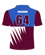 S/S Sublimated V-neck Polo