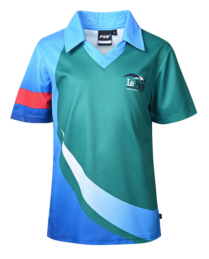 Short Sleeve Sublimated V-Neck Polo