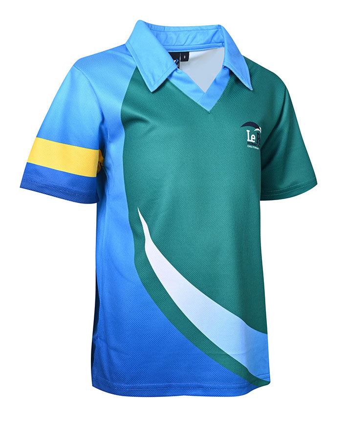 Short Sleeve Sublimated V-Neck Polo