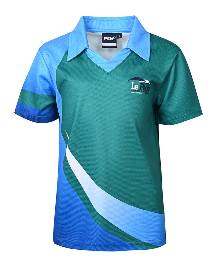 Short Sleeve Sublimated V-Neck Polo