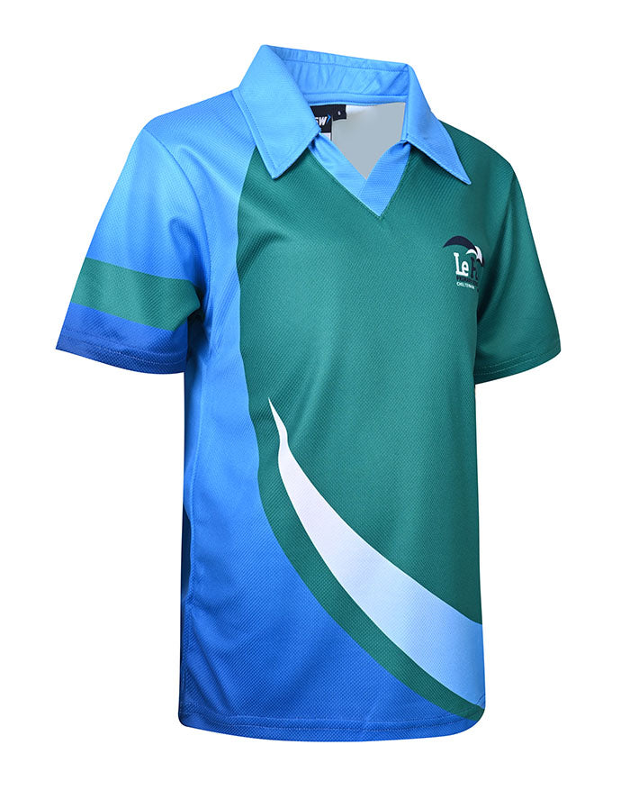 Short Sleeve Sublimated V-Neck Polo