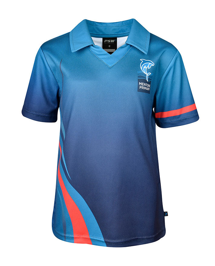 Short Sleeve Sublimated V-Neck Polo