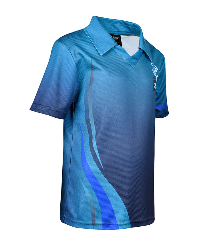 Short Sleeve Sublimated V-Neck Polo
