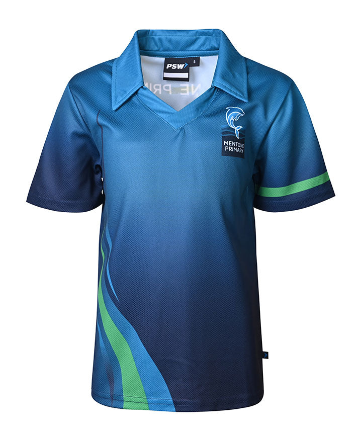 Short Sleeve Sublimated V-Neck Polo