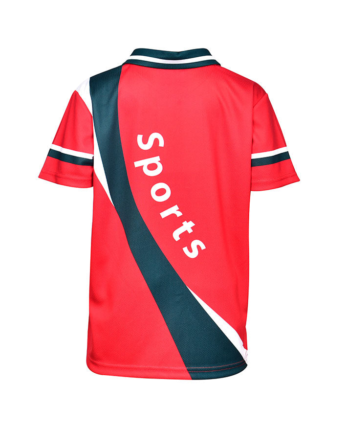 Short Sleeve Sublimated V-Neck Polo