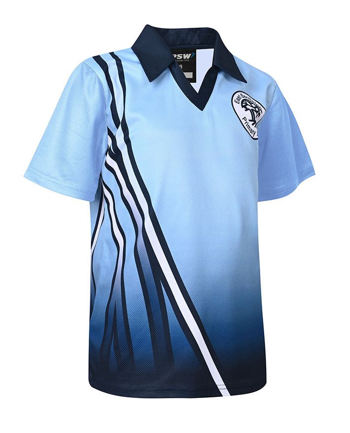 Short Sleeve Sublimated V-Neck Polo