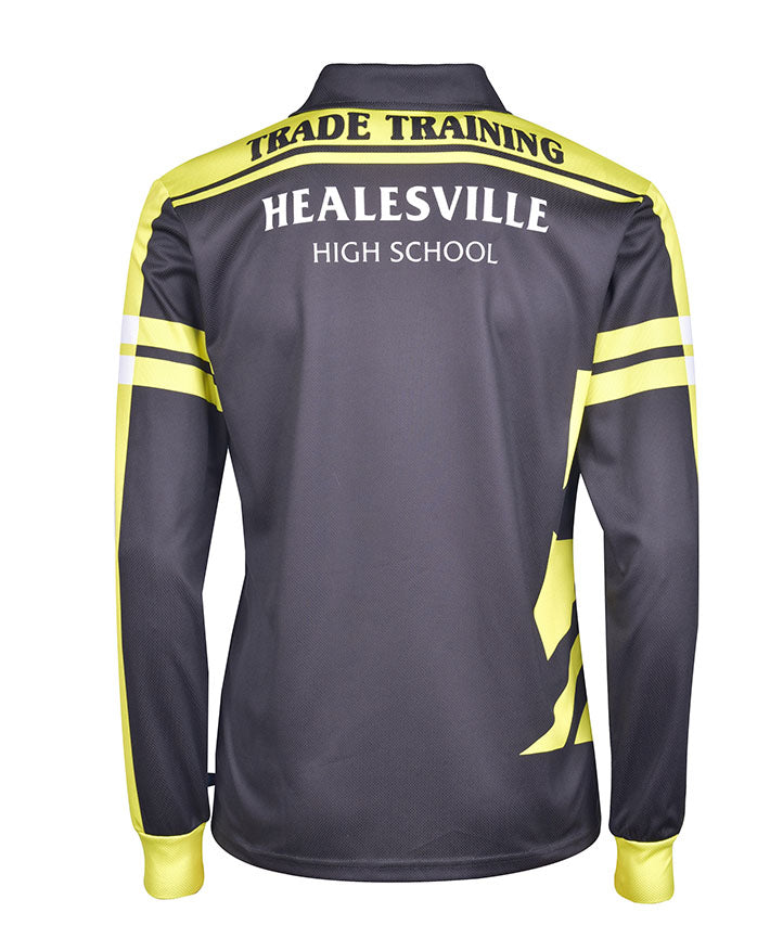 Long Sleeve Sublimated Polo