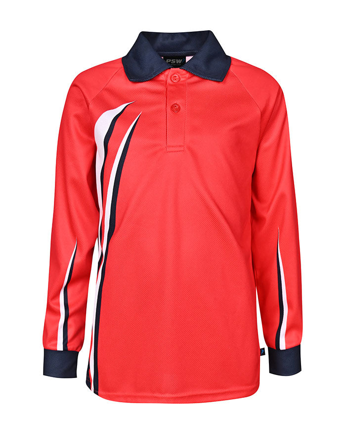 Long Sleeve Sublimated Polo