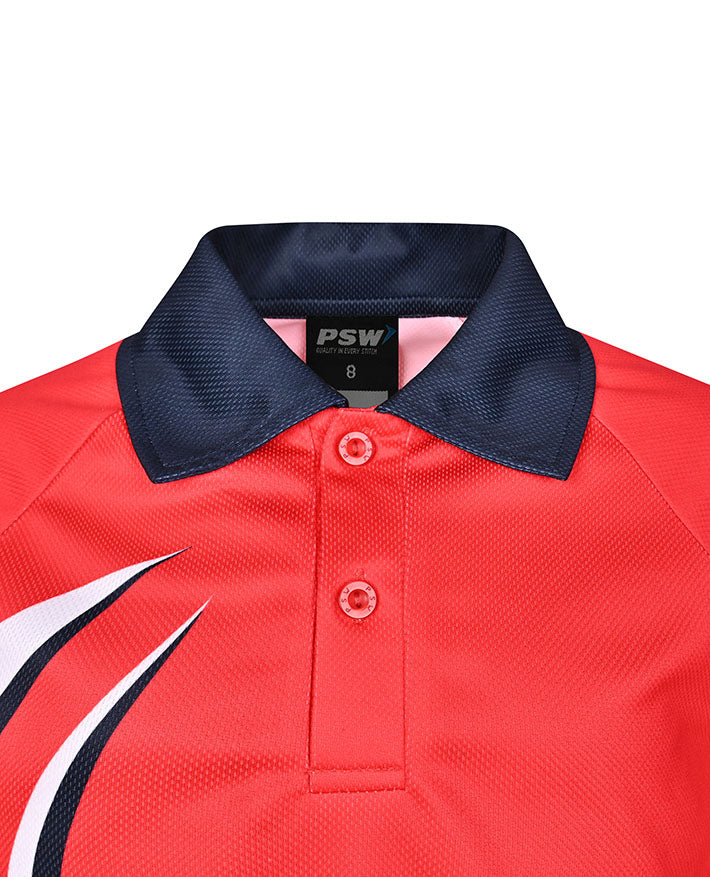 Long Sleeve Sublimated Polo