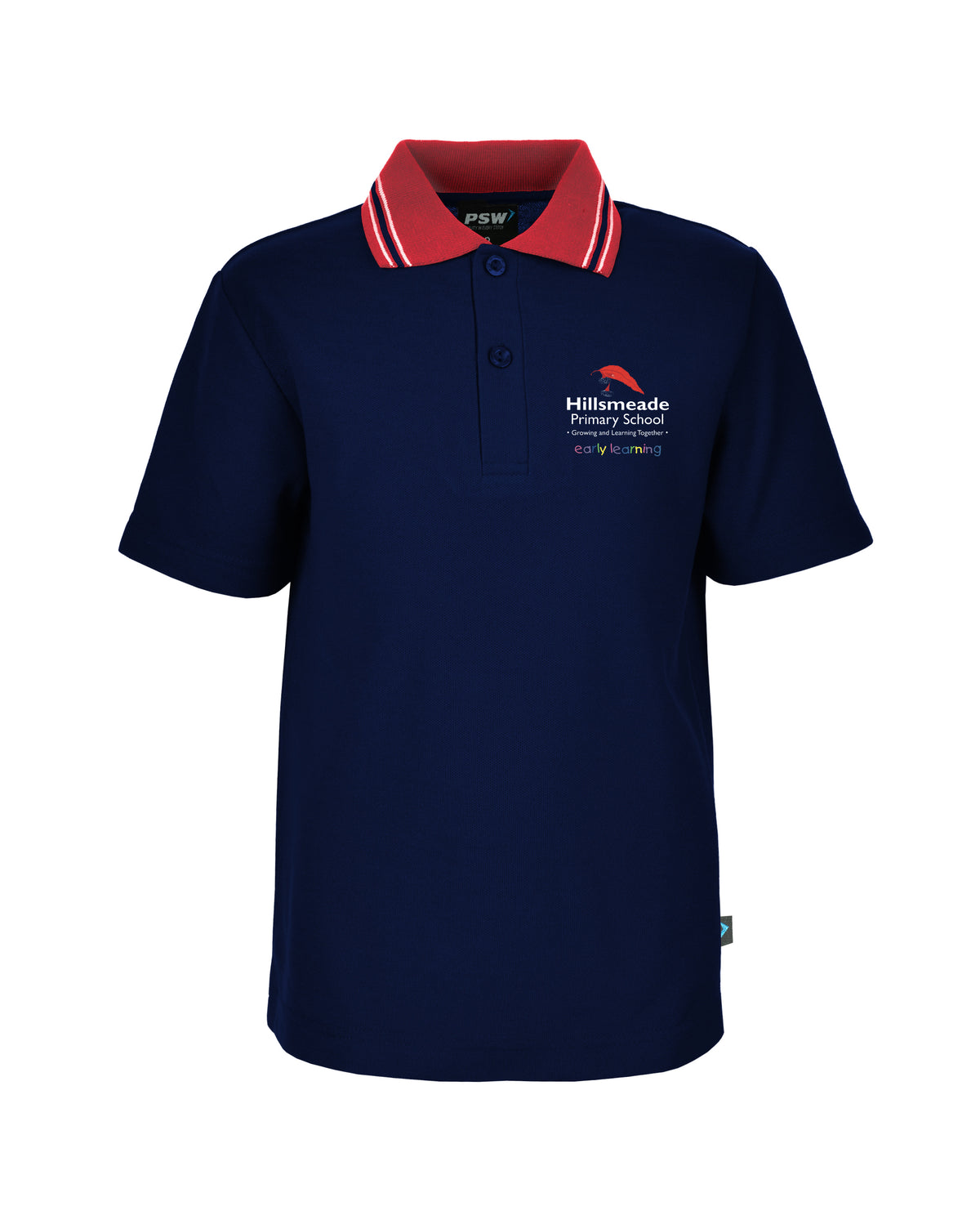 S/S Polo Shirt - Contrast Stripe Collar