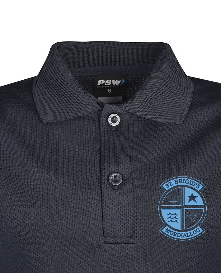 Short Sleeve Mesh Polo