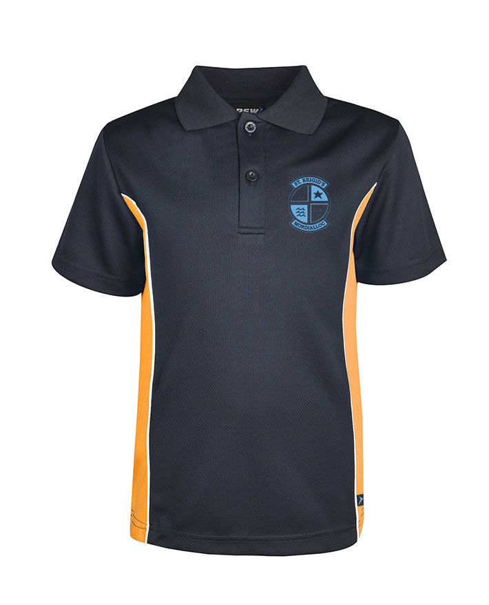 Short Sleeve Mesh Polo