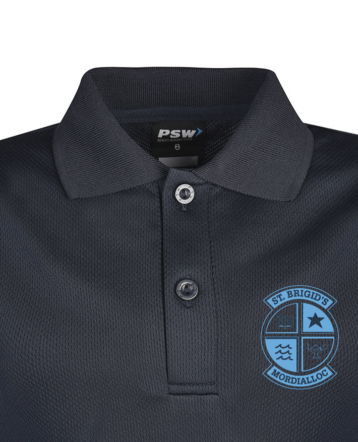 Short Sleeve Mesh Polo