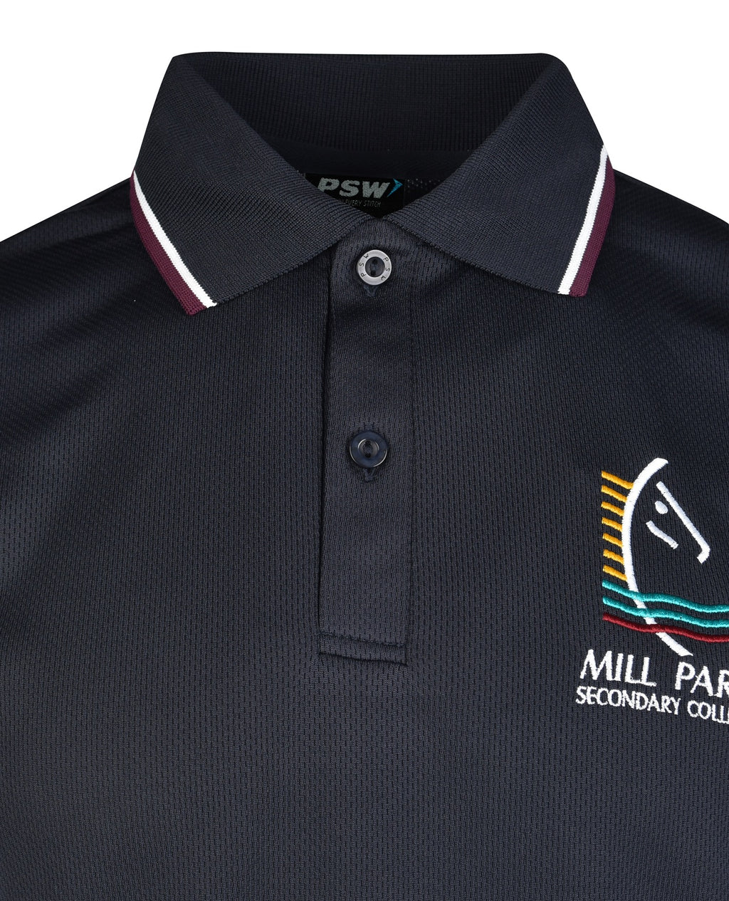Short Sleeve Mesh Polo