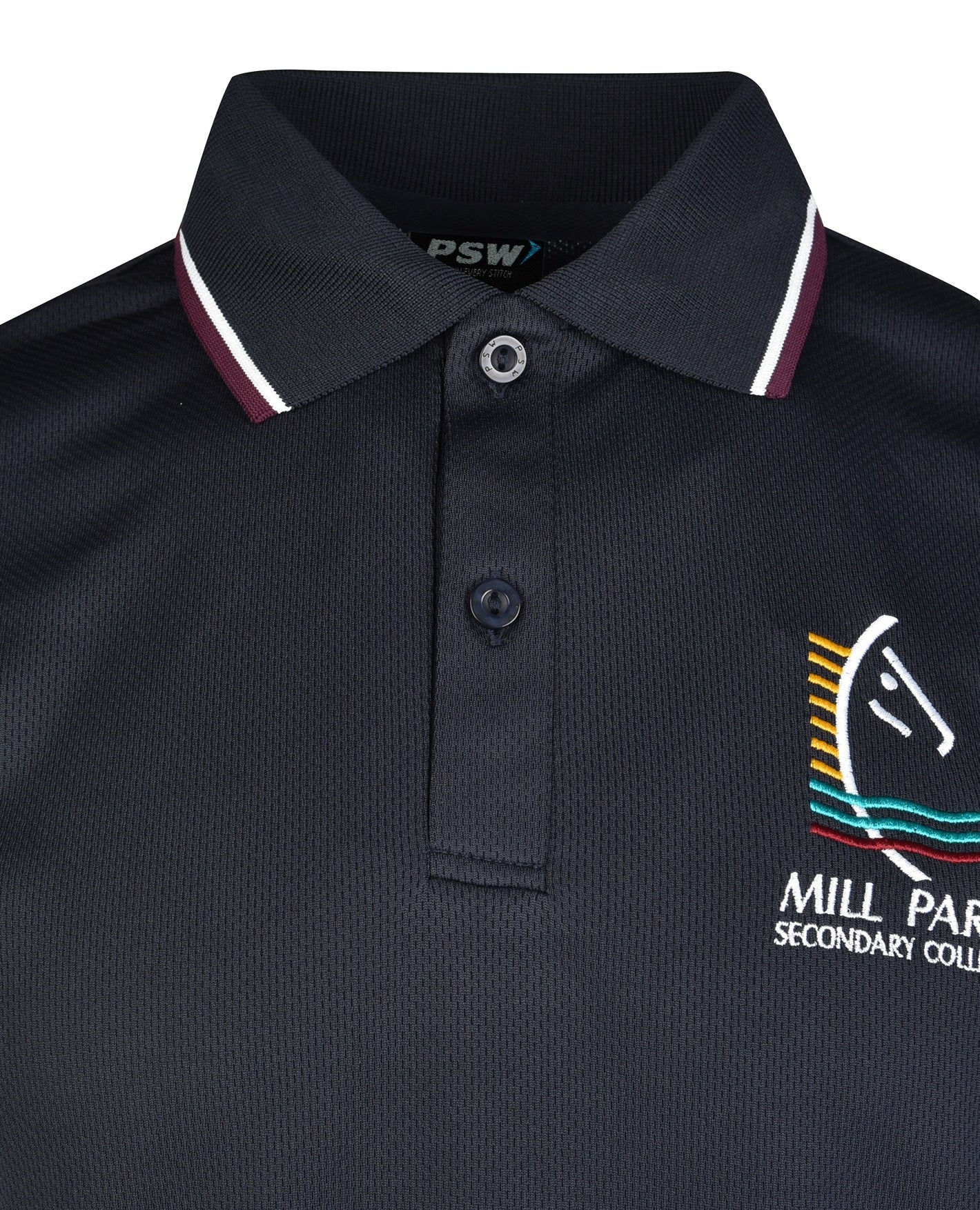 Short Sleeve Mesh Polo