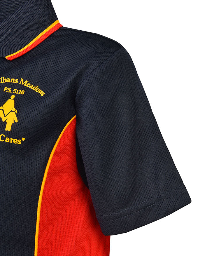 Short Sleeve Mesh Polo
