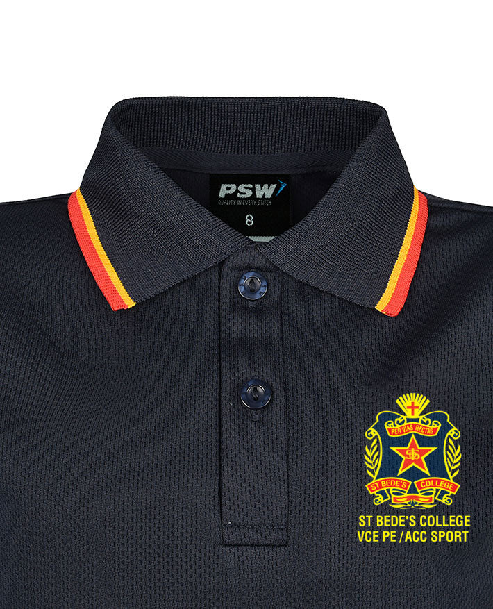 Short Sleeve Mesh Polo