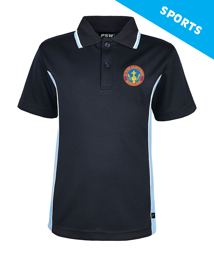 Short Sleeve Mesh Polo