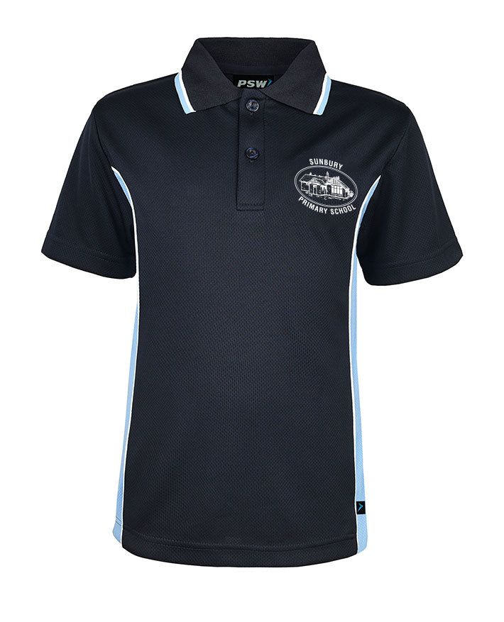 Short Sleeve Mesh Polo