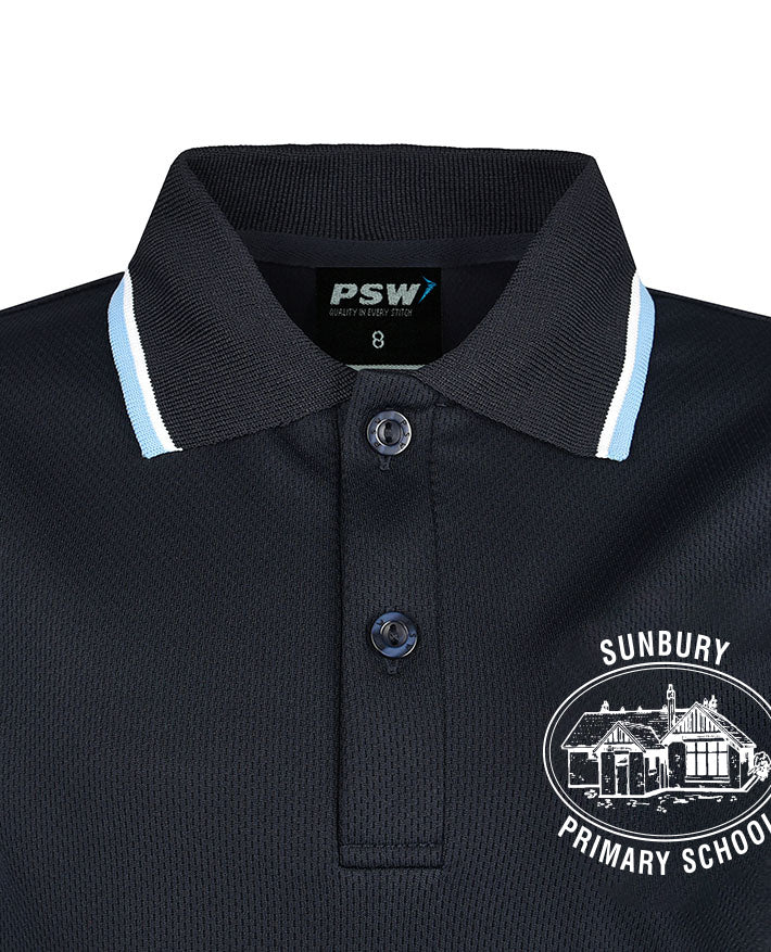 Short Sleeve Mesh Polo