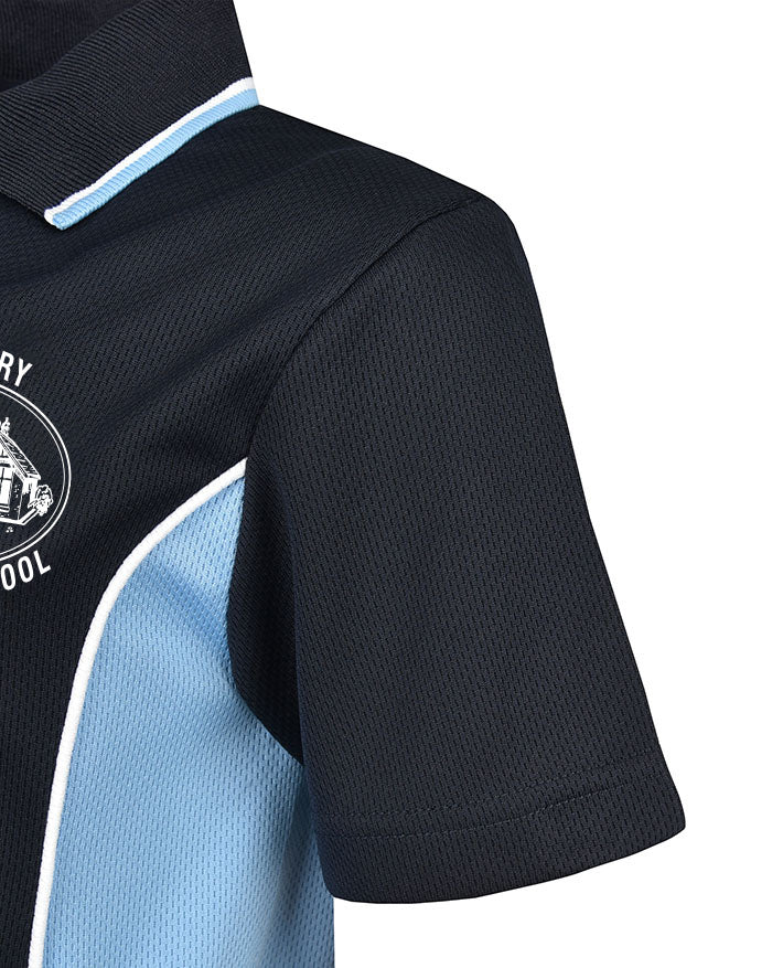 Short Sleeve Mesh Polo