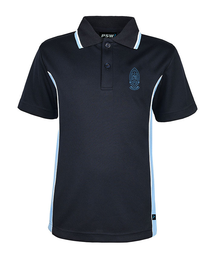 Short Sleeve Mesh Polo