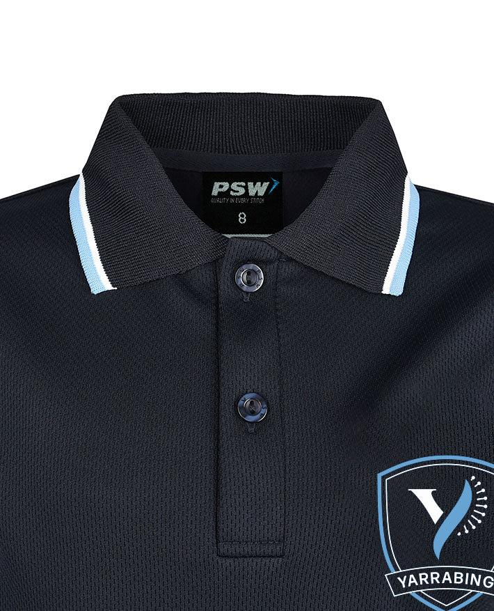 Short Sleeve Mesh Polo