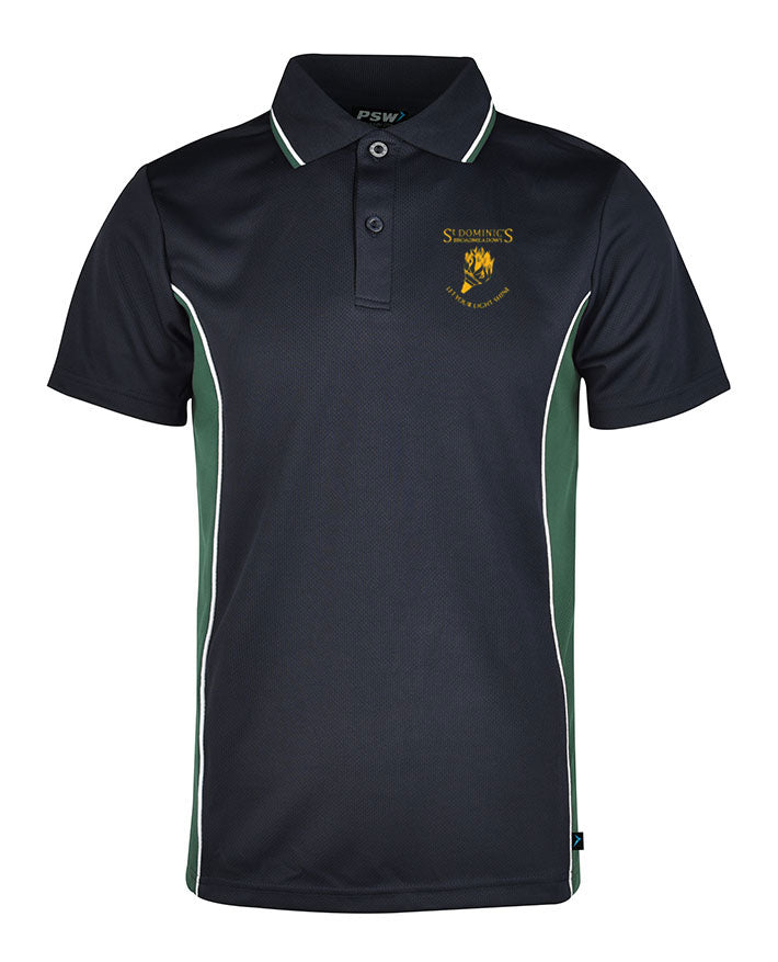 Short Sleeve Mesh Polo