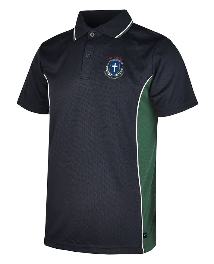 Short Sleeve Mesh Polo