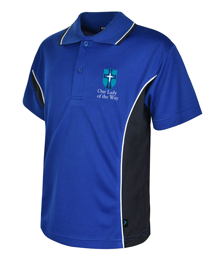 Short Sleeve Mesh Polo