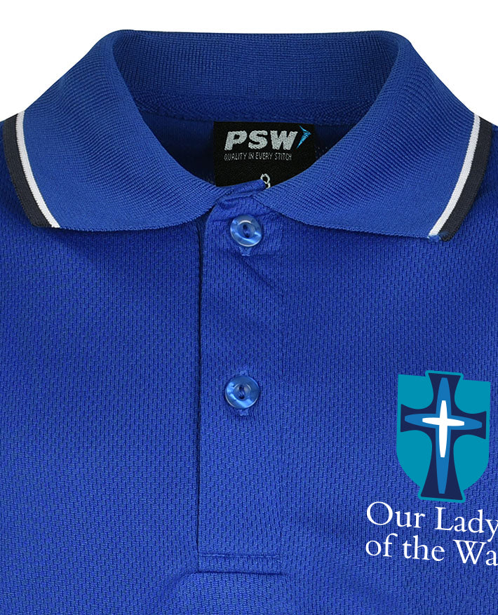 Short Sleeve Mesh Polo