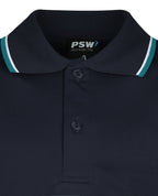 Short Sleeve Mesh Polo