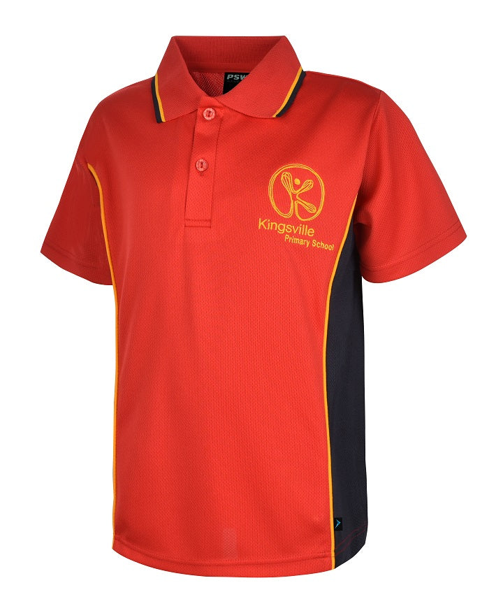 Short Sleeve Mesh Polo