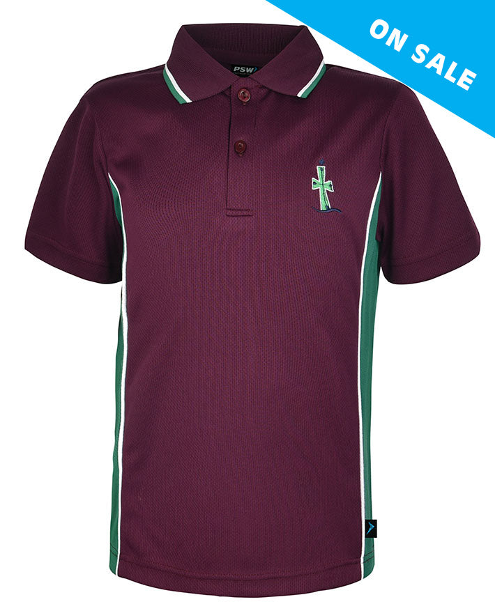 Short Sleeve Mesh Polo