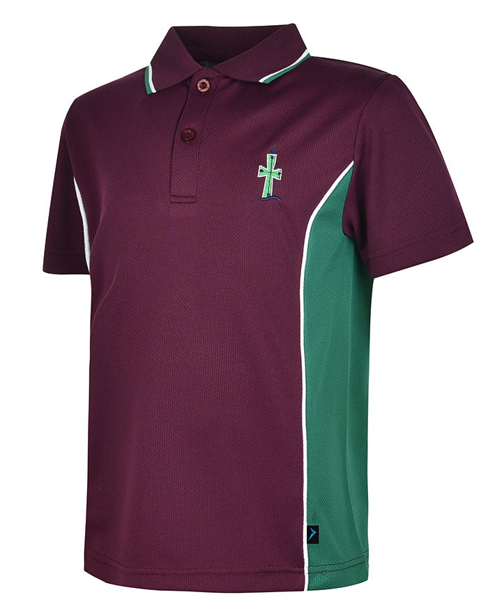 Short Sleeve Mesh Polo